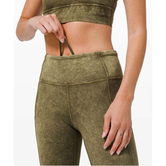 LULULEMON Fast and Free High Rise Legging 25" Ice Dye - Picture 4 of 11